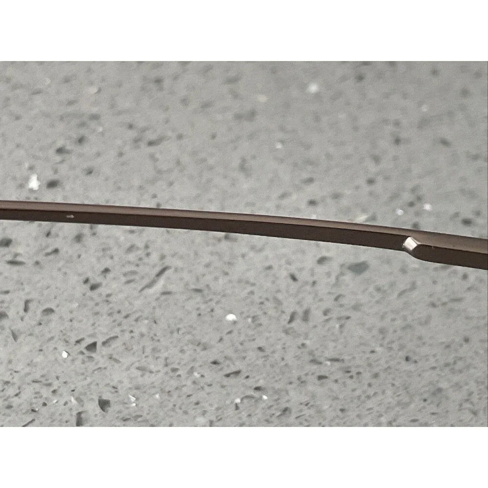 Smart-Clip Eyeglasses Frames ONLY 203 Full Rim round 49-20-140 bronze brown